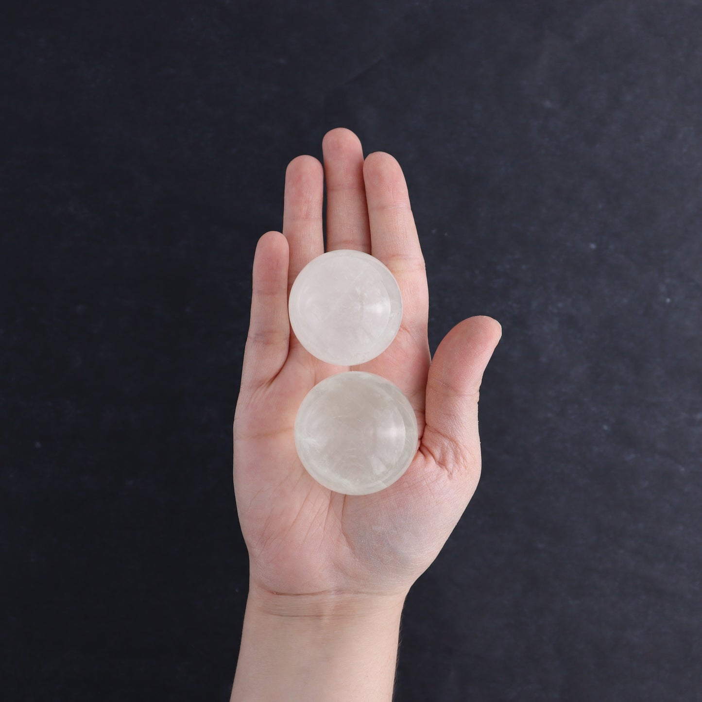 Optical Calcite Spheres Set of 12 - Expert Wholesale and Supplier of Wholesale Crystals & Bulk Gemstones, ["Calcite","Mexico","Optical Calcite","Spheres"]
