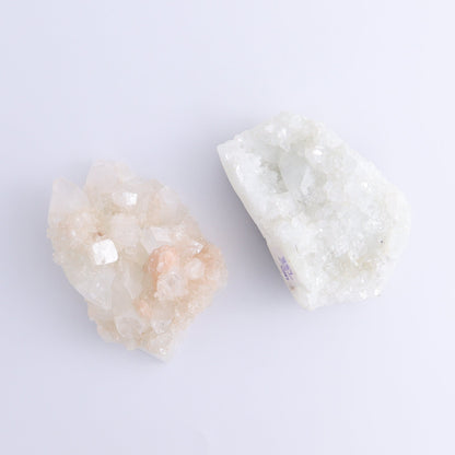 Apophyllite Clusters Set of 6 - Expert Wholesale and Supplier of Wholesale Crystals & Bulk Gemstones, ["Apophyllite","Clusters","Flats"]