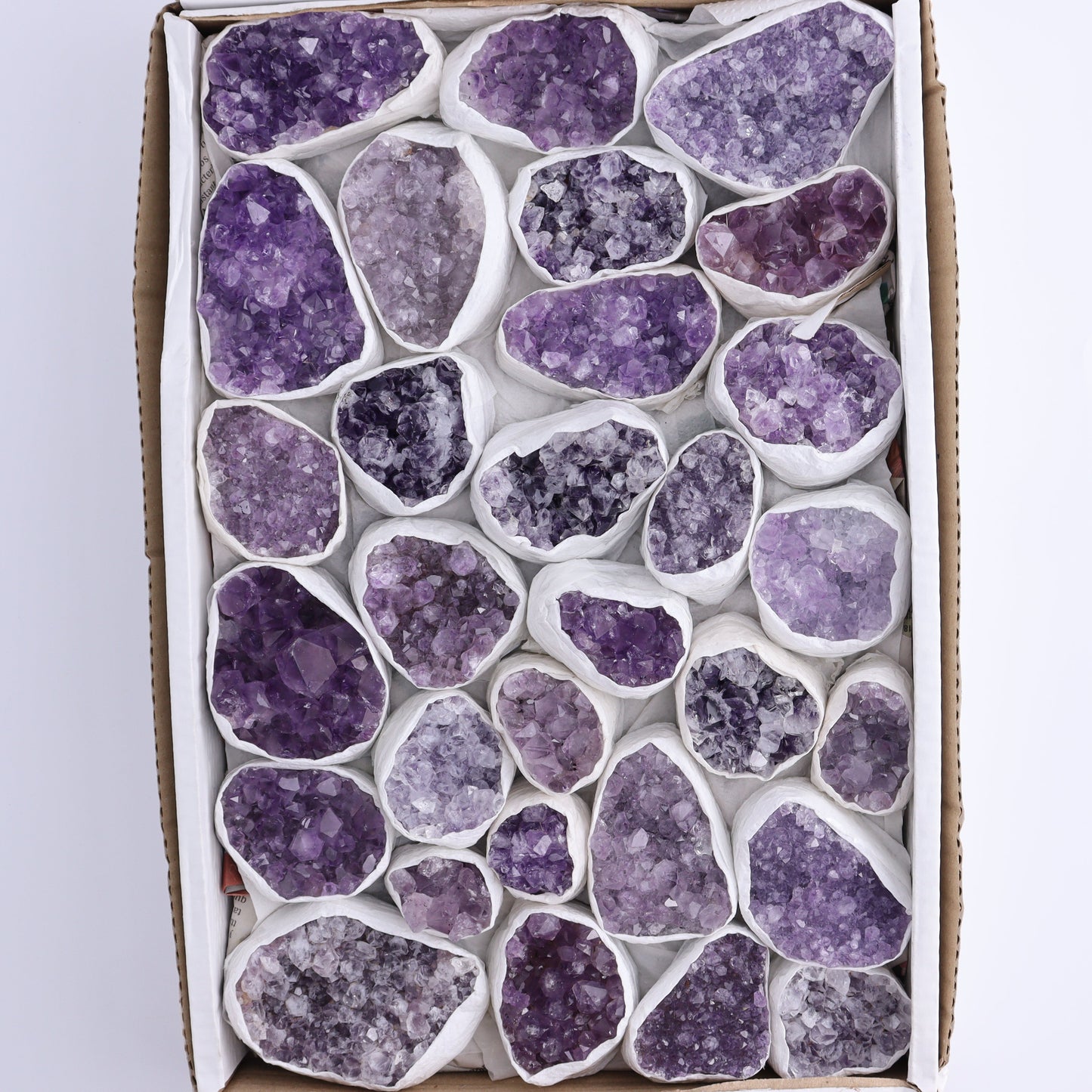 One Uruguay Amethyst Clusters Flat - Expert Wholesale and Supplier of Wholesale Crystals & Bulk Gemstones, ["Amethyst","flat","Flats","Uruguay"]
