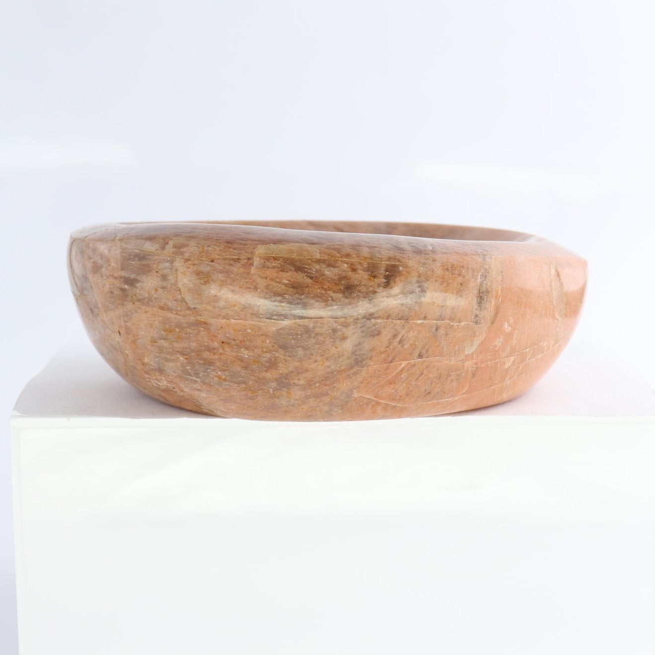 Peach Moonstone Bowl Set of 4 - Expert Wholesale and Supplier of Wholesale Crystals & Bulk Gemstones, ["bowl","Bowls","Peach Moonstone"]