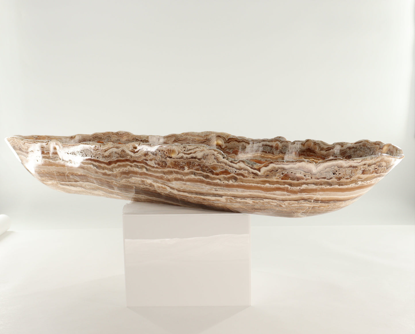 Onyx Canoe Bowl - Expert Wholesale and Supplier of Wholesale Crystals & Bulk Gemstones, ["Bowls","canoe","Mexico","onyx"]