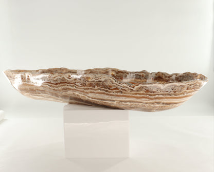 Onyx Canoe Bowl - Expert Wholesale and Supplier of Wholesale Crystals & Bulk Gemstones, ["Bowls","canoe","Mexico","onyx"]