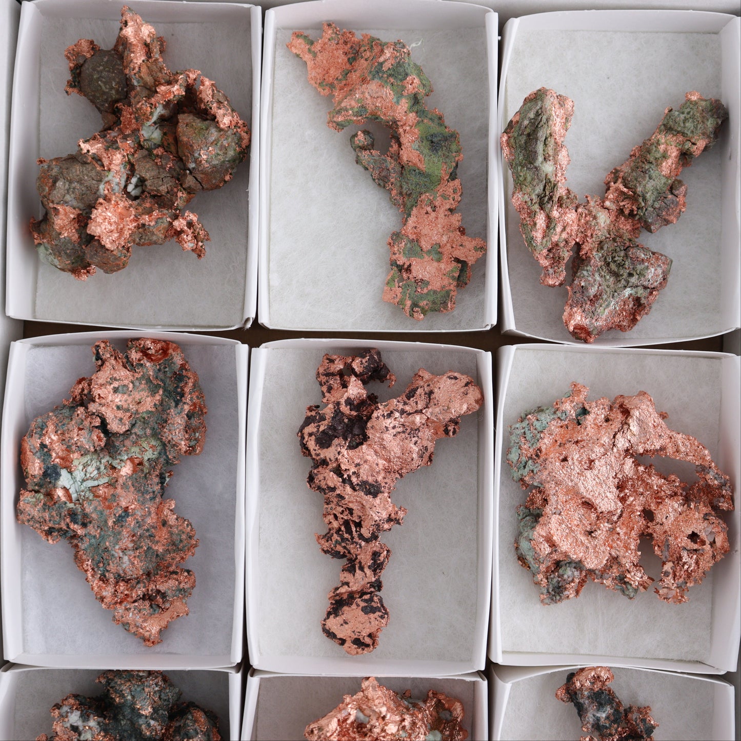 Copper Flat of 9 - Expert Wholesale and Supplier of Wholesale Crystals & Bulk Gemstones, ["copper","Freeforms","United States"]