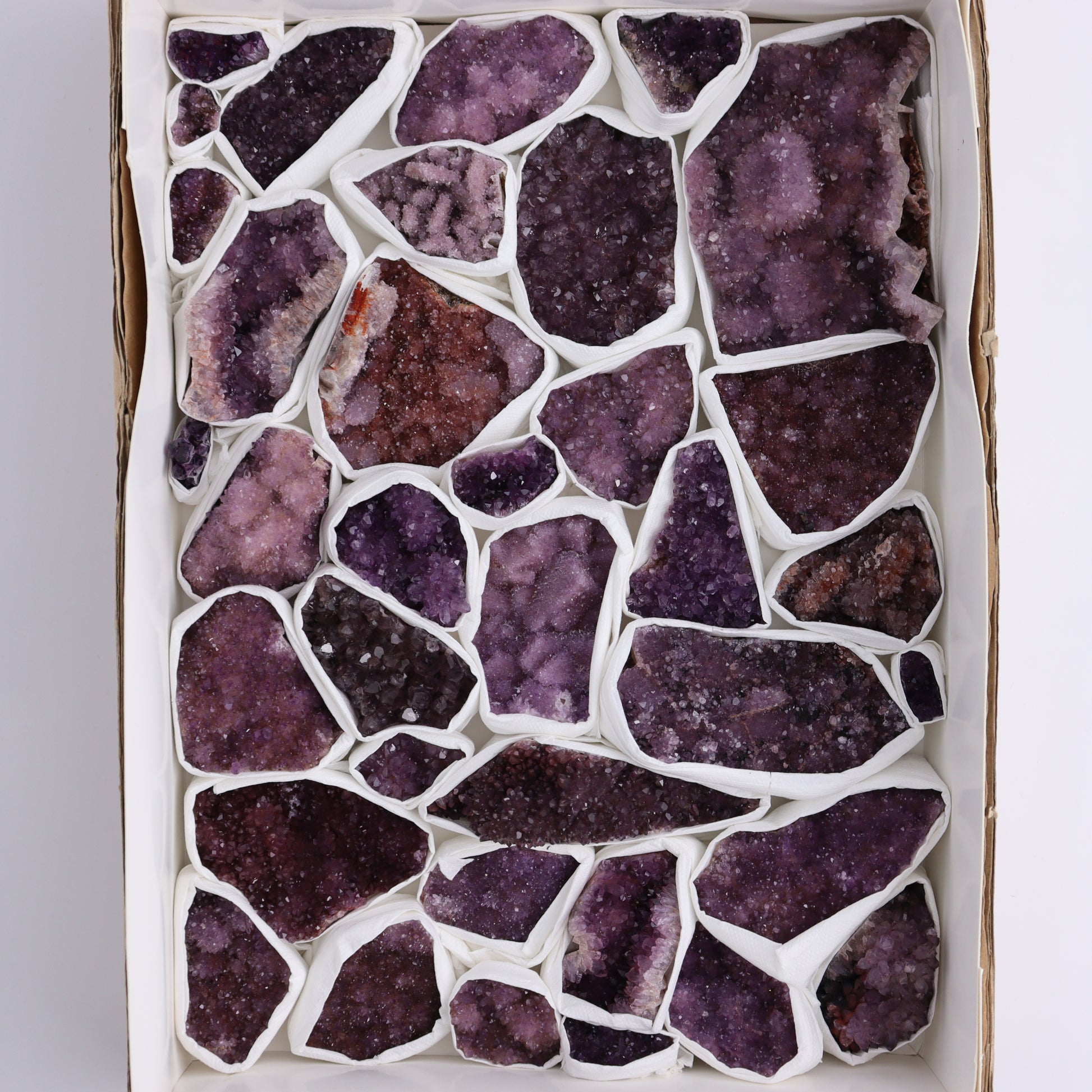 Amethyst Clusters Flat - Expert Wholesale and Supplier of Wholesale Crystals & Bulk Gemstones, ["Amethyst","Clusters"]