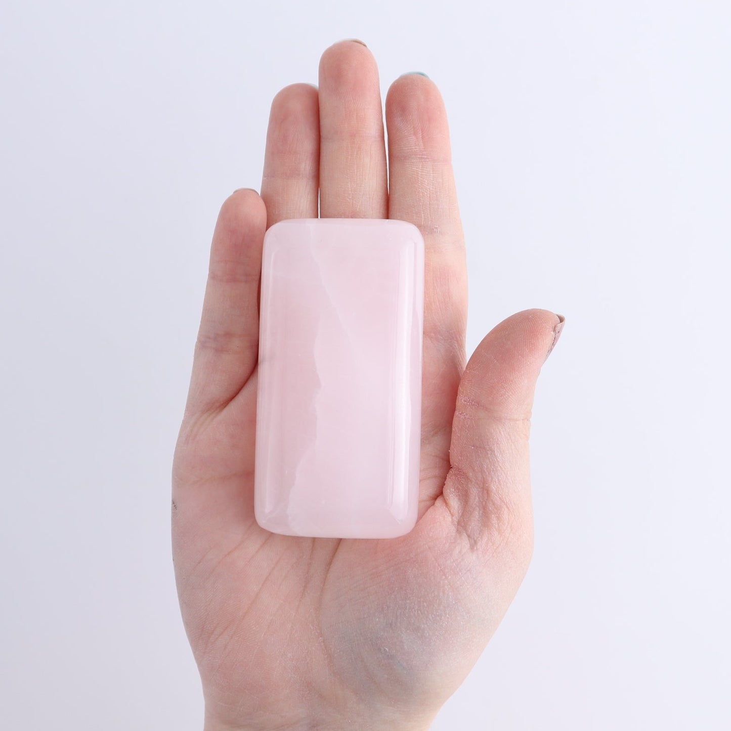 Pink Mangano Calcite Rectangles Set of 12