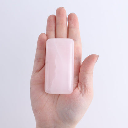 Pink Mangano Calcite Rectangles Set of 12