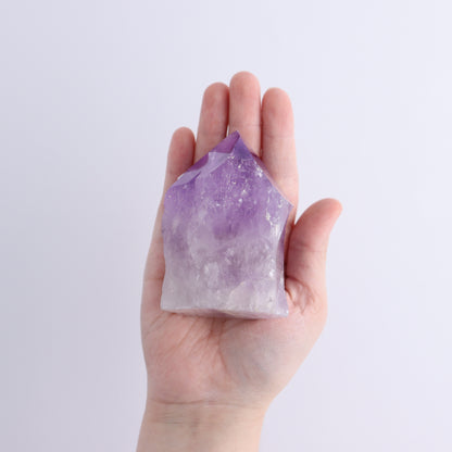 Amethyst Top Polished Set of 5 - Expert Wholesale and Supplier of Wholesale Crystals & Bulk Gemstones, ["Amethyst","Brazil","Top Polished"]