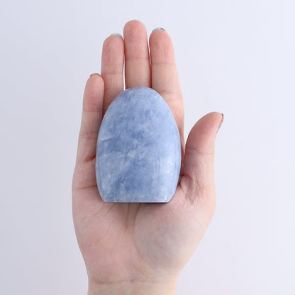 Blue Calcite Freeforms Set of 9