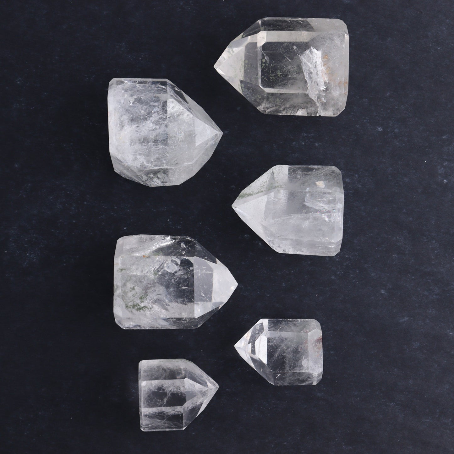 Garden Quartz Towers Set of 9 - Expert Wholesale and Supplier of Wholesale Crystals & Bulk Gemstones, ["Garden Quartz","Points","Quartz","Towers"]