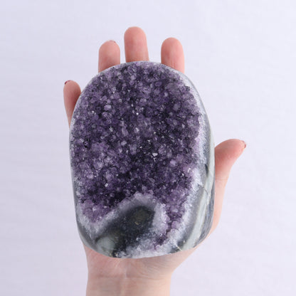 Uruguay Amethyst Cut Base Set of 7 - Expert Wholesale and Supplier of Wholesale Crystals & Bulk Gemstones, ["Amethyst","Cut Base","Uruguay"]