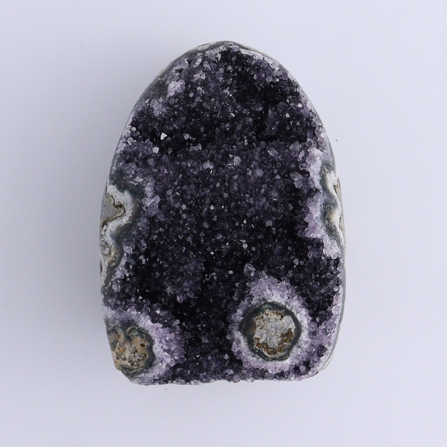 Uruguay Amethyst Cut Base Set of 5 - Expert Wholesale and Supplier of Wholesale Crystals & Bulk Gemstones, ["Amethyst","Cut Base","Uruguay"]