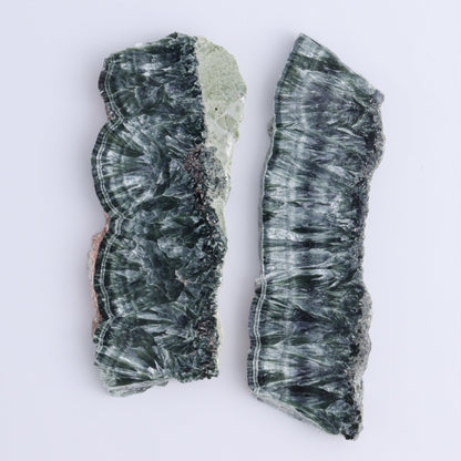 Seraphinite Slices Set of 6 - Expert Wholesale and Supplier of Wholesale Crystals & Bulk Gemstones, ["Seraphinite","Slices and Slabs"]