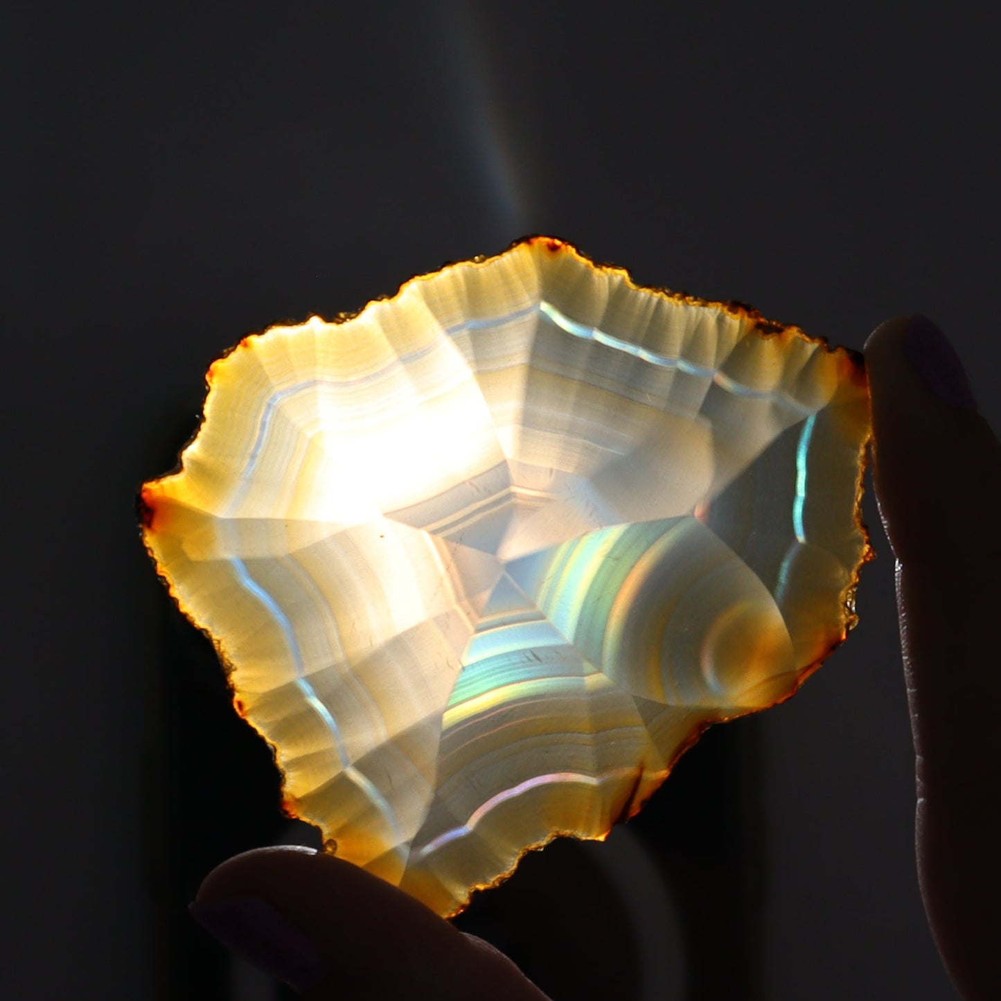 Iris Agate Slices Set of 6 - Expert Wholesale and Supplier of Wholesale Crystals & Bulk Gemstones, ["Agate","Iris Agate","Slices and Slabs"]