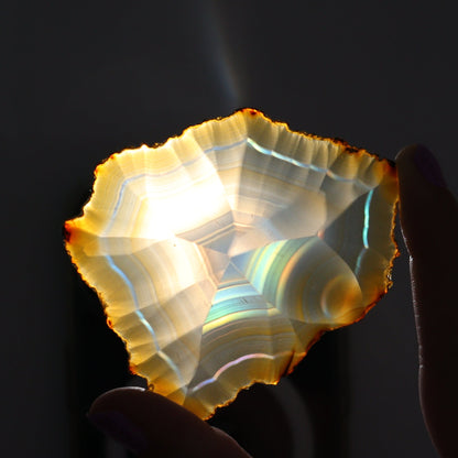 Iris Agate Slices Set of 6 - Expert Wholesale and Supplier of Wholesale Crystals & Bulk Gemstones, ["Agate","Iris Agate","Slices and Slabs"]