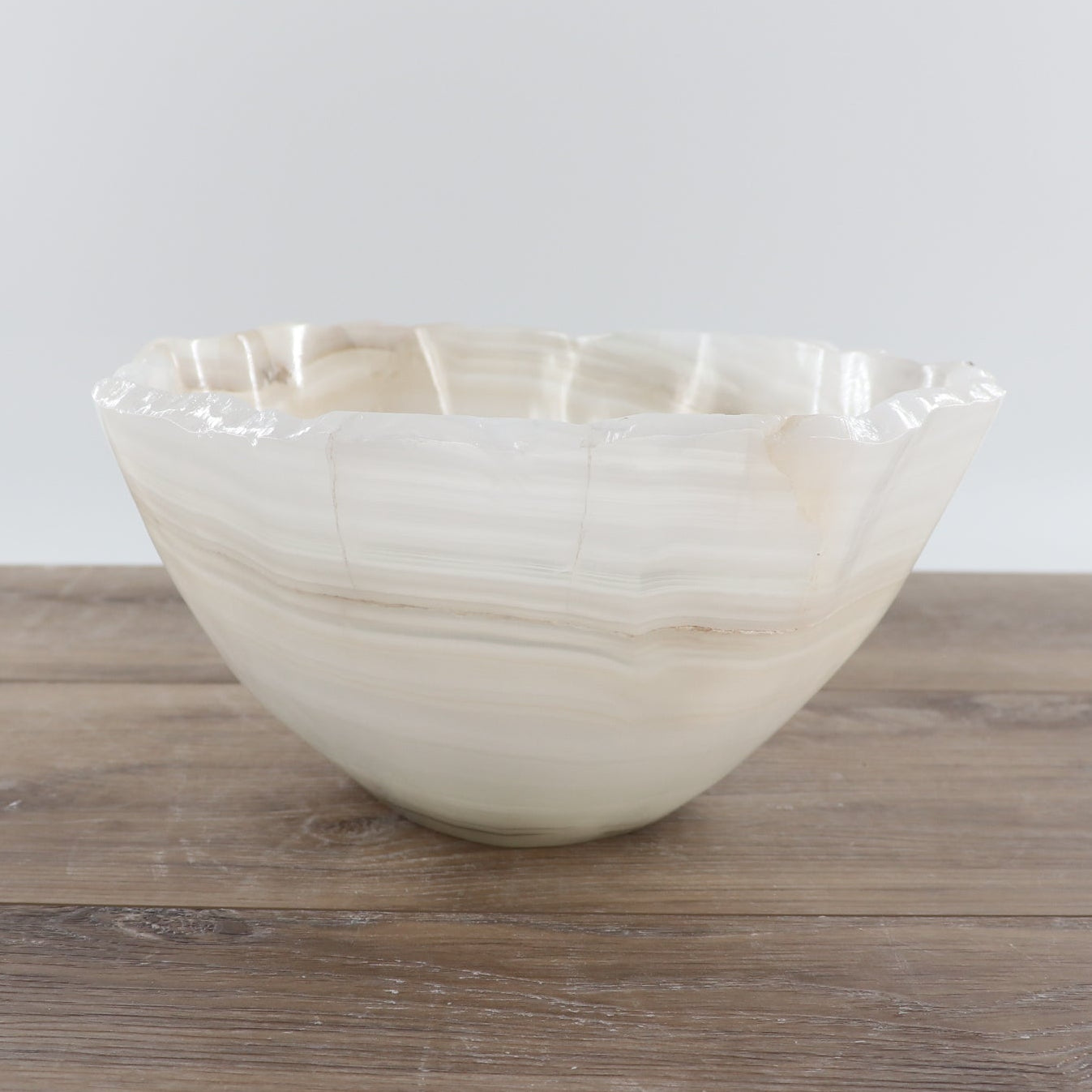 Mexican Onyx/Calcite Bowl 12"