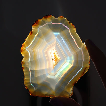 Iris Agate Slices Set of 6 - Expert Wholesale and Supplier of Wholesale Crystals & Bulk Gemstones, ["Agate","Iris Agate","Slices and Slabs"]