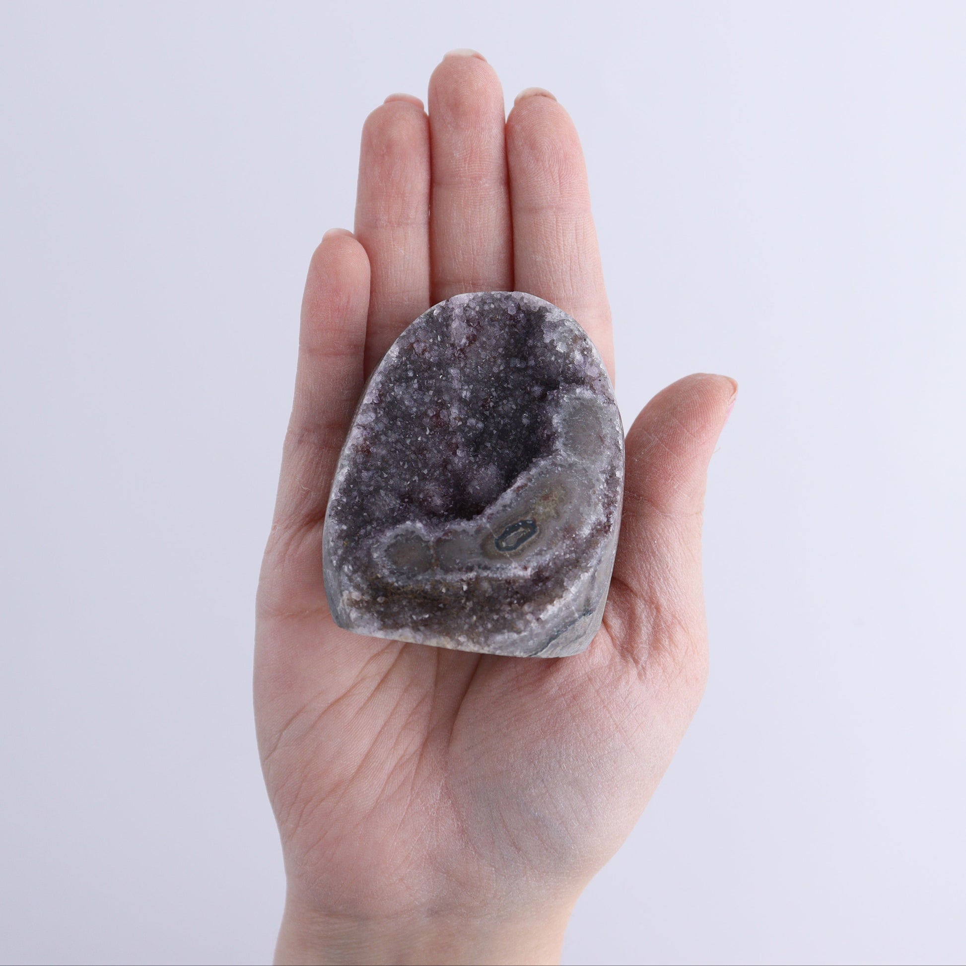 Uruguay Amethyst Cut Base Set of 6 - Expert Wholesale and Supplier of Wholesale Crystals & Bulk Gemstones, ["Amethyst","Cut Base","Uruguay"]