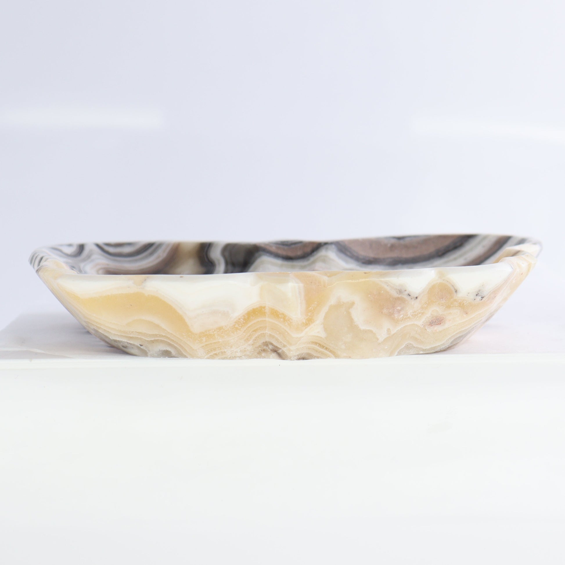 Zebra Onyx Butterfly Bowls Set of 6 - Expert Wholesale and Supplier of Wholesale Crystals & Bulk Gemstones, ["Bowls","Mexico","onyx"]