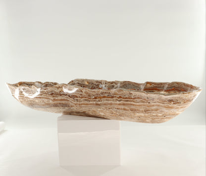 Onyx Canoe Bowl - Expert Wholesale and Supplier of Wholesale Crystals & Bulk Gemstones, ["Bowls","canoe","Mexico","onyx"]