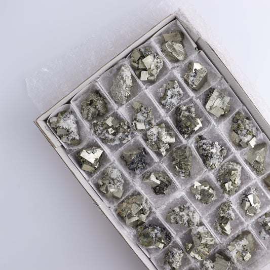 Pyrite Flat of 35 - Expert Wholesale and Supplier of Wholesale Crystals & Bulk Gemstones, ["flat","Flats","Pyrite"]