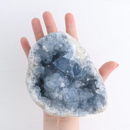 Celestite Clusters Set of 2