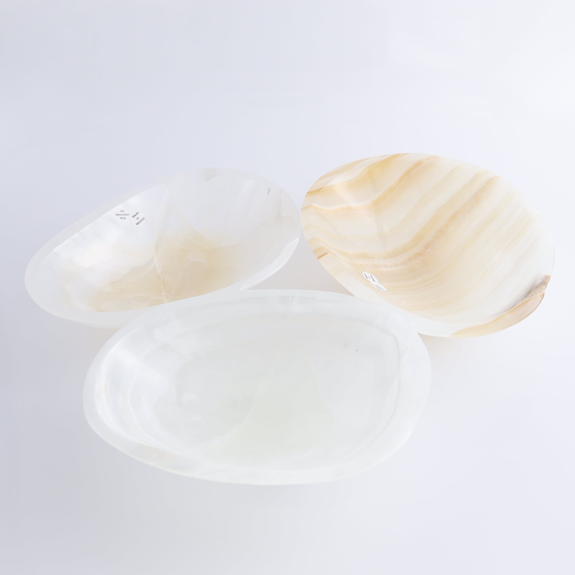 Onyx Bowl Set of 3 - Expert Wholesale and Supplier of Wholesale Crystals & Bulk Gemstones, ["Bowls","Mexico","onyx"]