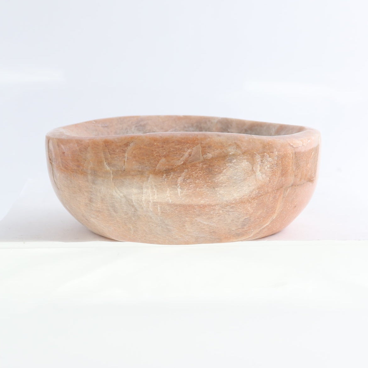 Peach Moonstone Bowl Set of 4 - Expert Wholesale and Supplier of Wholesale Crystals & Bulk Gemstones, ["bowl","Bowls","Peach Moonstone"]