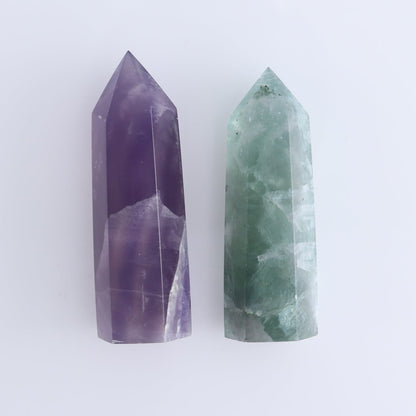 Lavender Fluorite Towers Set of 10
