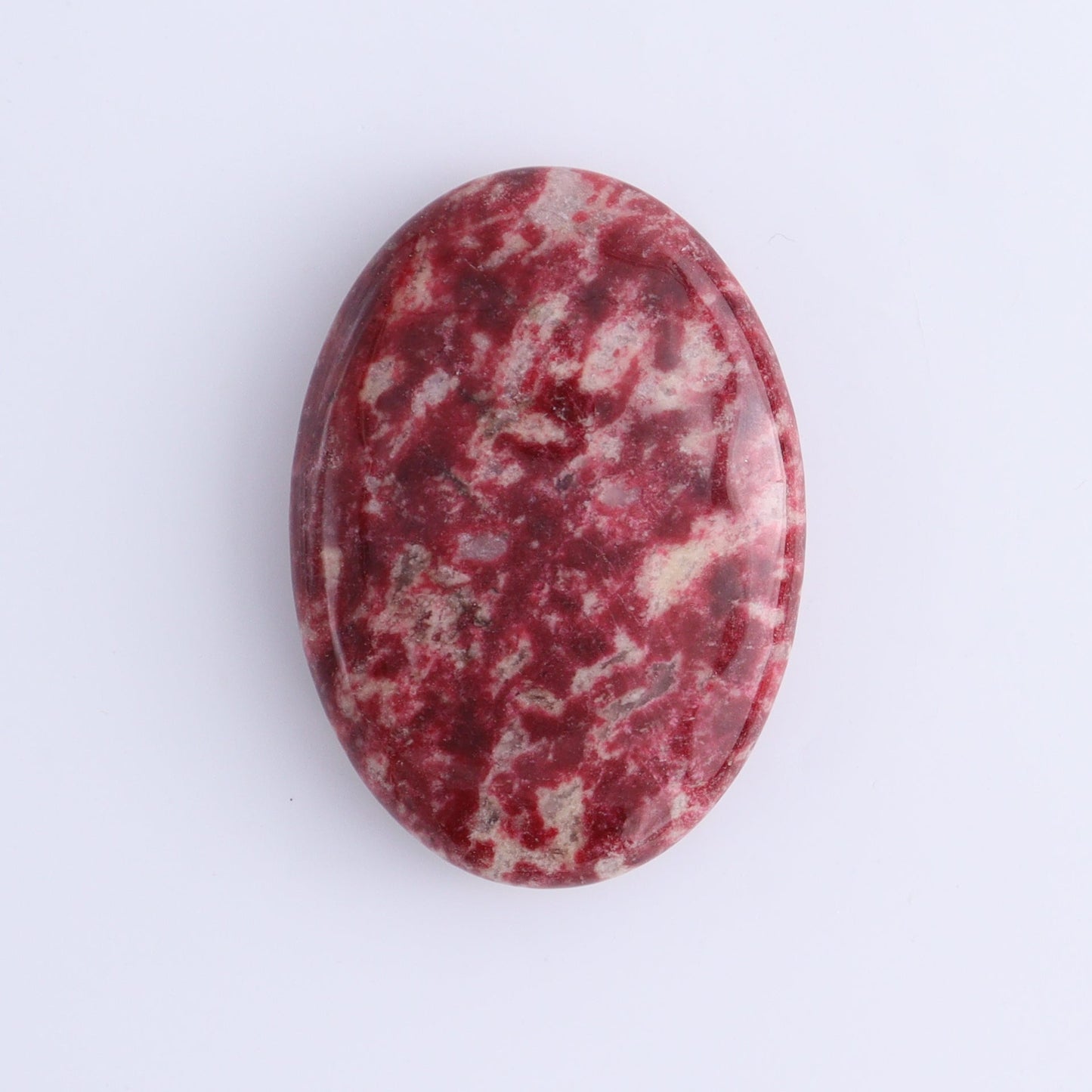 Thulite Palm Stones Set of 3 - Expert Wholesale and Supplier of Wholesale Crystals & Bulk Gemstones, ["Palm Stones","thulite"]