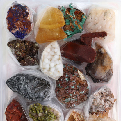 Mixed Minerals Flat from Morocco
