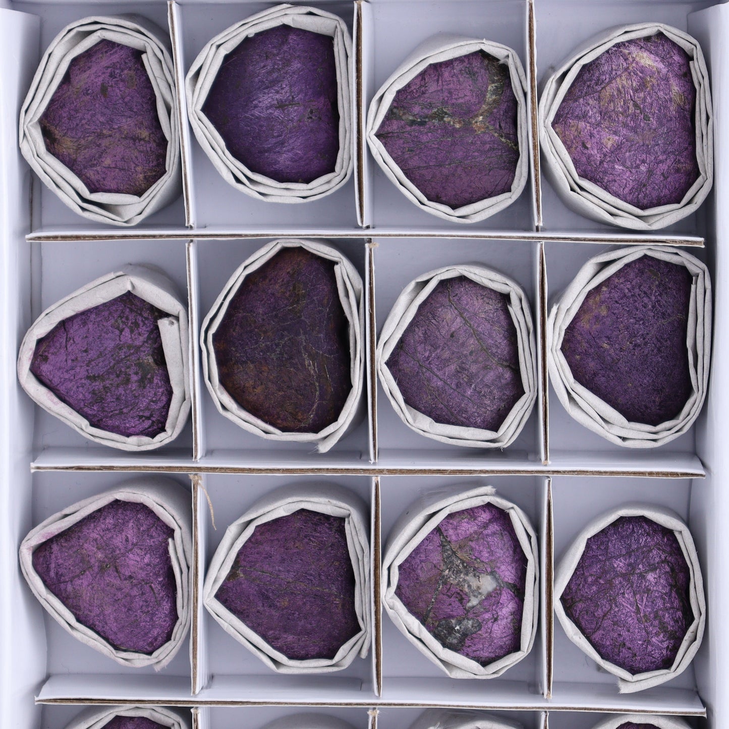 Purpurite Velvet Hearts Set of 20 - Expert Wholesale and Supplier of Wholesale Crystals & Bulk Gemstones, ["Hearts","purpurite","Purpurite Velvet"]