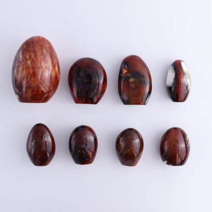 Carnelian Freeforms Set of 8 - Expert Wholesale and Supplier of Wholesale Crystals & Bulk Gemstones, ["carnelian","Freeform","Freeforms","Madagascar"]