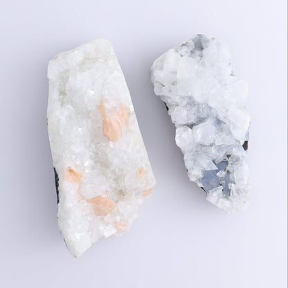 Apophyllite Clusters Set of 6 - Expert Wholesale and Supplier of Wholesale Crystals & Bulk Gemstones, ["Apophyllite","Clusters","Flats"]
