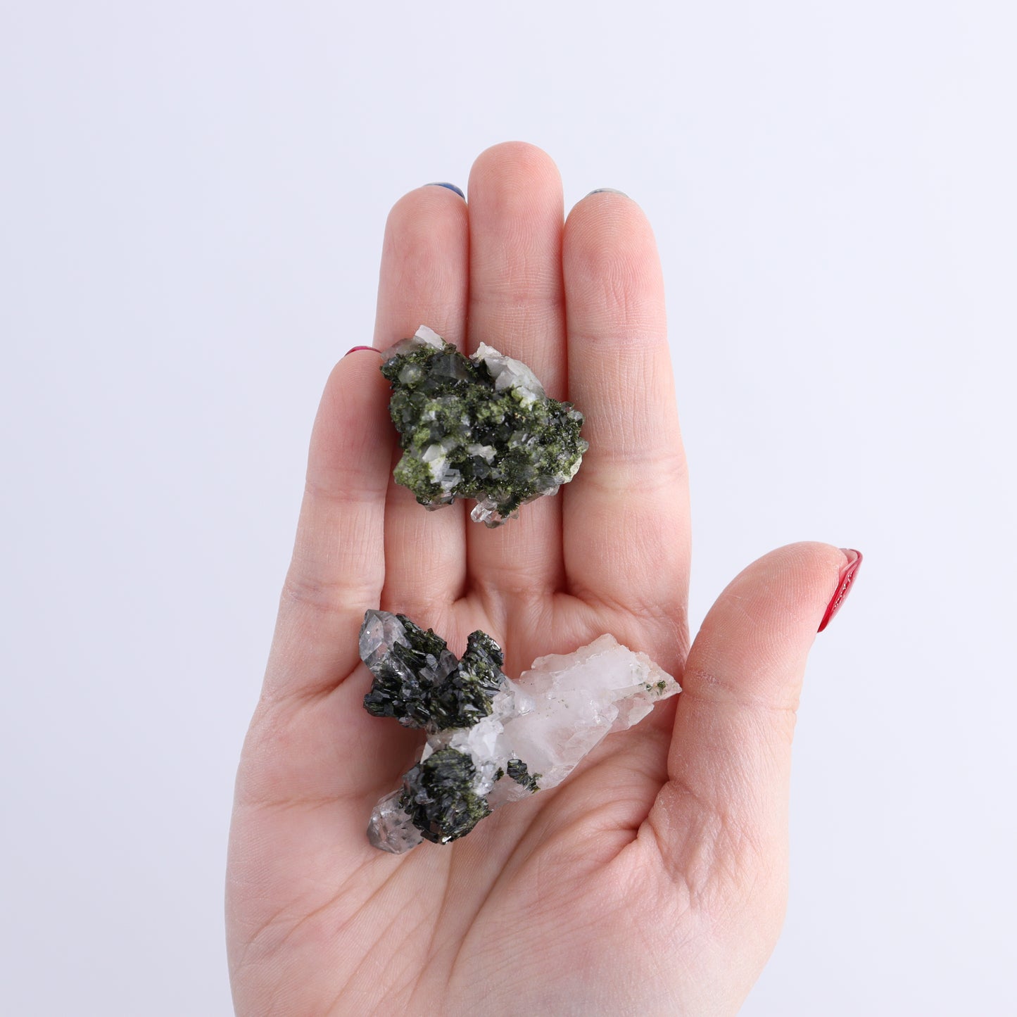 Epidote Set of 20 - Expert Wholesale and Supplier of Wholesale Crystals & Bulk Gemstones, ["epidote","flat","Flats"]