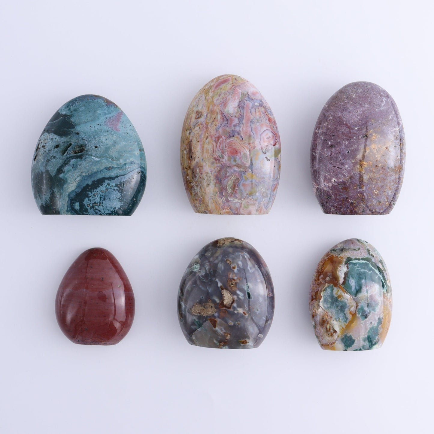 Ocean Jasper Freeform Set of 6 - Expert Wholesale and Supplier of Wholesale Crystals & Bulk Gemstones, ["Freeforms","jasper","Ocean Jasper"]
