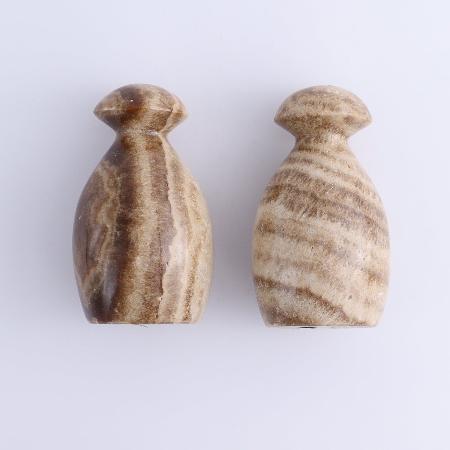Mexican Onyx/Calcite Mushrooms Set of 6 - Expert Wholesale and Supplier of Wholesale Crystals & Bulk Gemstones, ["Calcite","Mexico","Mushrooms","onyx"]