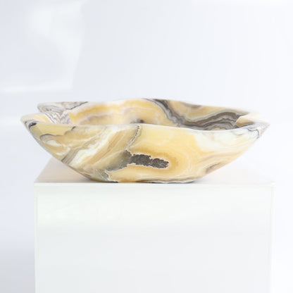 Mexican Onyx/Calcite Bowl 9"