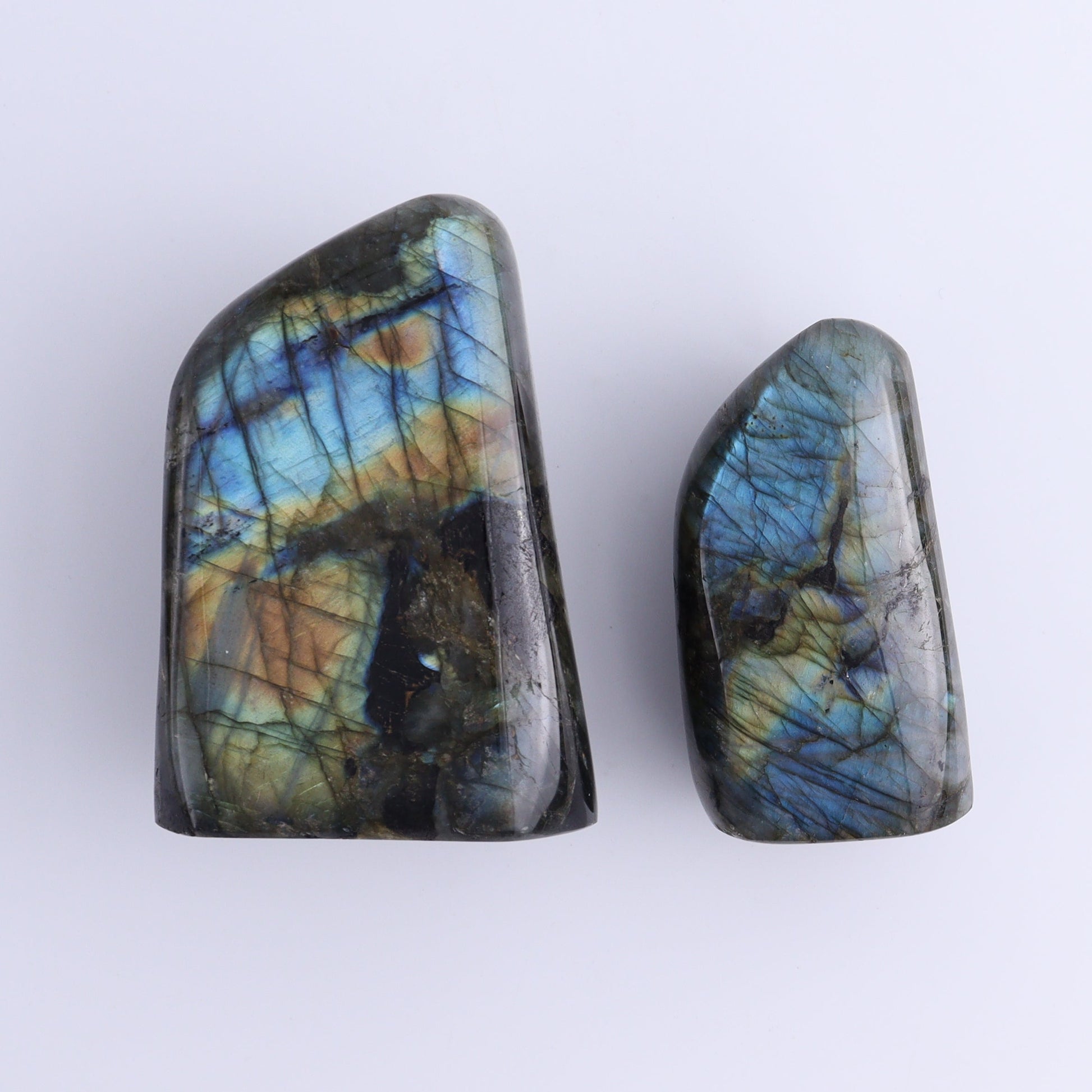 Labradorite Freeform Set of 7 - Expert Wholesale and Supplier of Wholesale Crystals & Bulk Gemstones, ["Freeforms","Labradorite","Madagascar"]