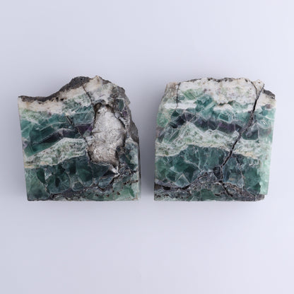 Fluorite Face Polished Set of 2 - Expert Wholesale and Supplier of Wholesale Crystals & Bulk Gemstones, ["Face Polished","Fluorite","Mexico"]