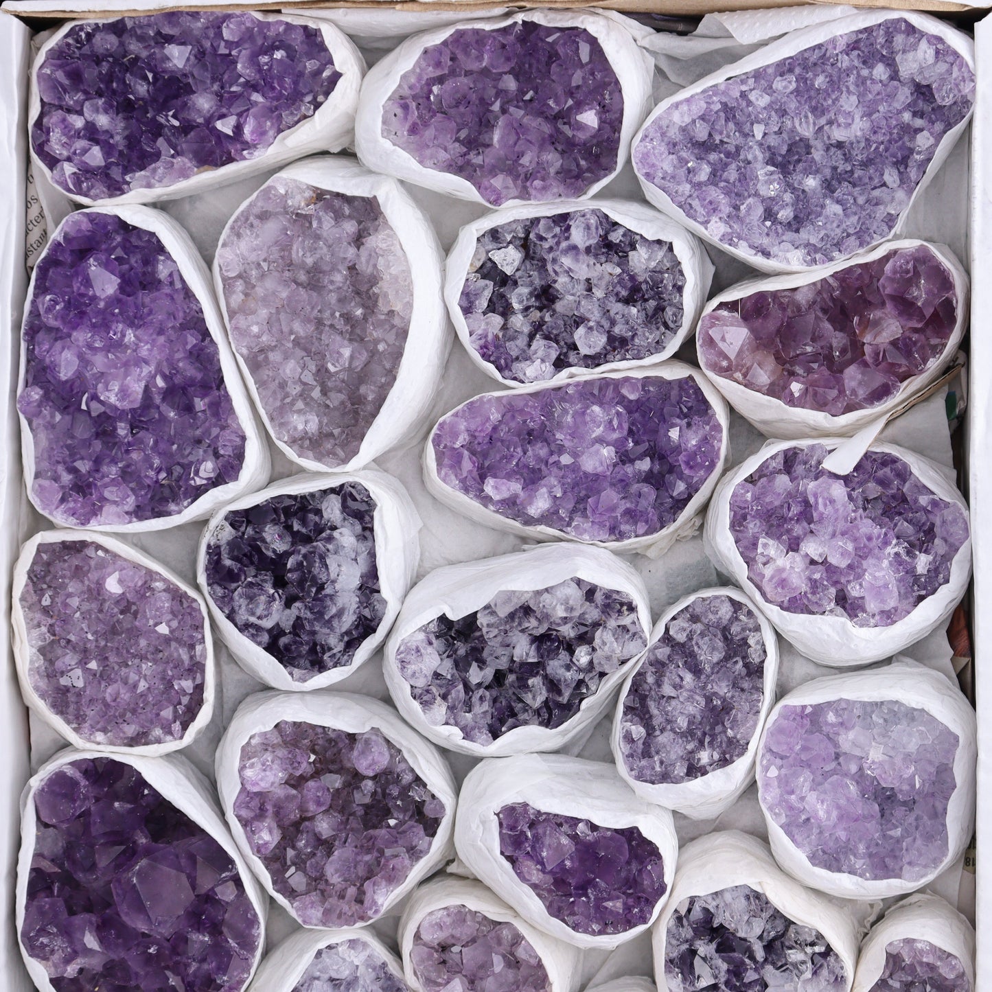 One Uruguay Amethyst Clusters Flat - Expert Wholesale and Supplier of Wholesale Crystals & Bulk Gemstones, ["Amethyst","flat","Flats","Uruguay"]