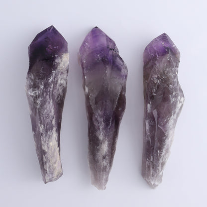Amethyst Polished Tips Set of 3 - Expert Wholesale and Supplier of Wholesale Crystals & Bulk Gemstones, ["Amethyst","Polished Tip"]