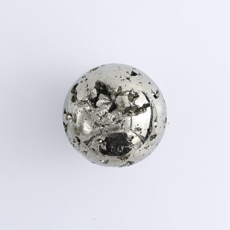 Pyrite Spheres Set of 4