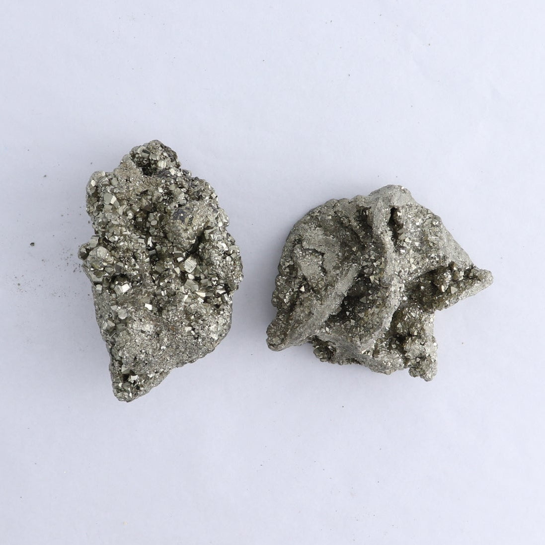 Pyrite Clusters Set of 6