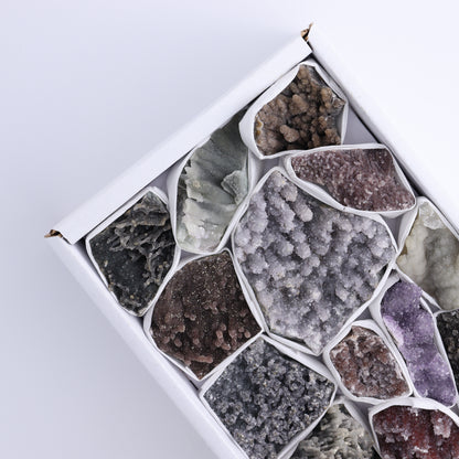 Uruguay Amethyst Clusters with Formations Flat of 19 - Expert Wholesale and Supplier of Wholesale Crystals & Bulk Gemstones, ["Amethyst","Clusters","Formations","Uruguay"]