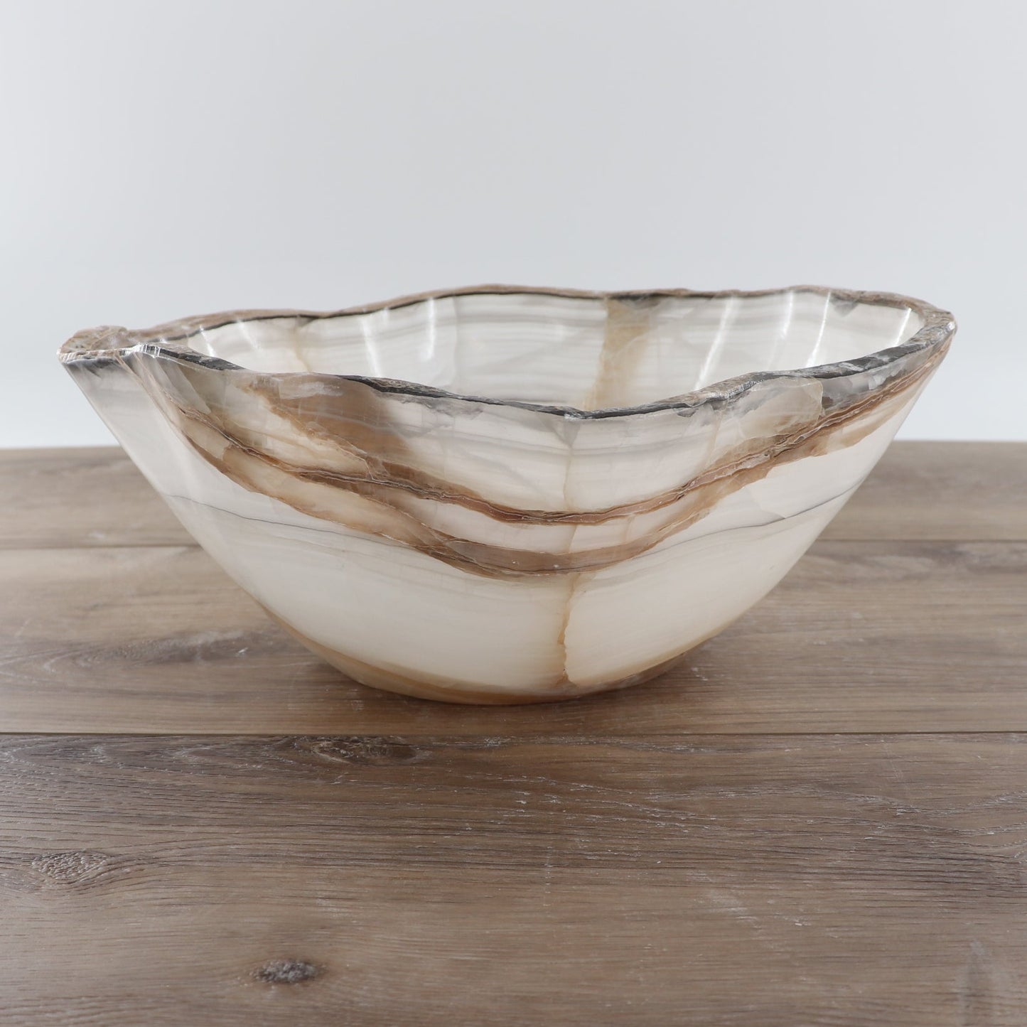 Mexican Onyx/Calcite Bowl 12"