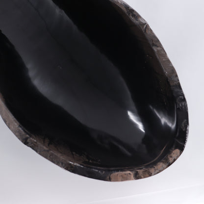 Black Marble Canoe Bowl - Expert Wholesale and Supplier of Wholesale Crystals & Bulk Gemstones, ["Black Marble","Bowls","canoe","Marble","Mexico"]
