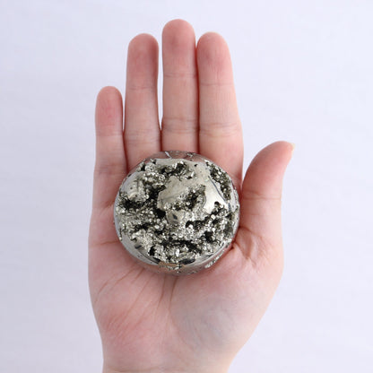 Pyrite Spheres Set of 4