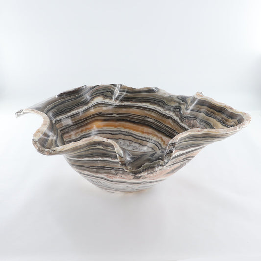 Mexican Onyx/Calcite Bowl 26"