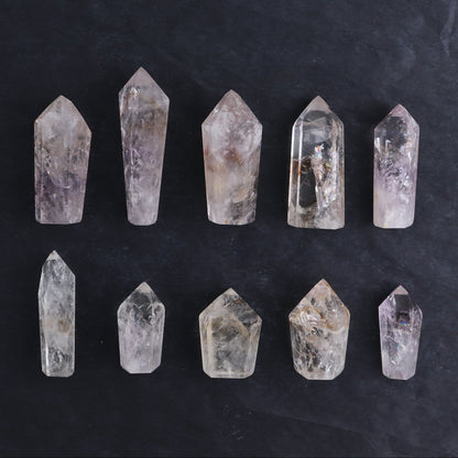 Powellite Amethyst UV Reactive Towers Set of 10