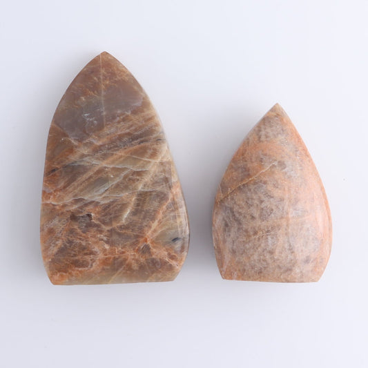 Peach Moonstone Freeform Set of 6 | Mi Esperanza Minerals | Supplier of Crystals and Onyx